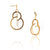 Short Ringlet Earrings - Gold-Earrings-Arek Wolski-Pistachios