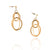 Short Ringlet Earrings - Gold-Earrings-Arek Wolski-Pistachios