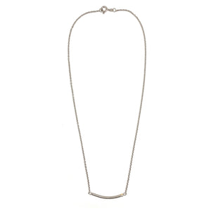 Silver Bar Necklace-Necklaces-Fritz Heiring-Pistachios