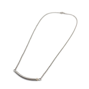 Silver Bar Necklace-Necklaces-Fritz Heiring-Pistachios