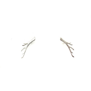 Silver Branch Studs-Earrings-Luana Coonen-Pistachios