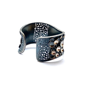 Silver Bubble Cuff-Bracelets-So Young Park-Pistachios
