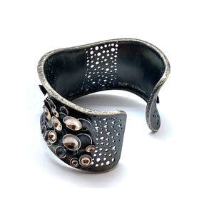 Silver Bubble Cuff-Bracelets-So Young Park-Pistachios
