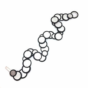 Silver Bubbles Collar Necklace-Necklaces-Malgosia Kalinska-Pistachios
