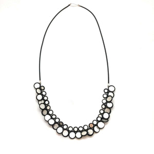 Silver Bubbles Necklace-Necklaces-Malgosia Kalinska-Pistachios