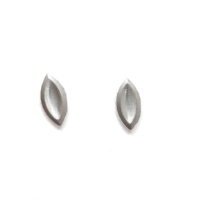 Silver Cat-Eye Posts-Earrings-Bernd Wolf-Pistachios