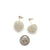 Silver Crocheted Bulb Drops-Earrings-Sowon Joo-Pistachios