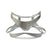 Silver Cyborg Cuff-Bracelets-Aleksandra Przybysz-Pistachios