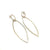 Silver Ellipse Link Posts-Earrings-Gilly Langton-Pistachios