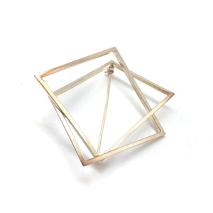 Silver Geometric Brooch-Pins-Sowon Joo-Pistachios