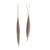 Silver Layered Leaf Earrings-Earrings-Marcin Tyminski-Pistachios