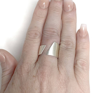 Silver Open Edge Ring-Rings-Barbara Schletterer-Pistachios