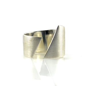 Silver Open Edge Ring-Rings-Barbara Schletterer-Pistachios