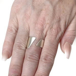 Silver Open Edge Ring-Rings-Barbara Schletterer-Pistachios