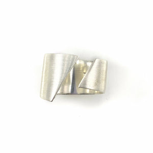 Silver Open Edge Ring-Rings-Barbara Schletterer-Pistachios