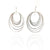 Silver Ripple Earrings - Large-Earrings-Heather Guidero-Pistachios