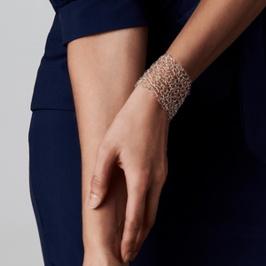 Silver Woven Cuff-Bracelets-Kathryn Stanko-Pistachios