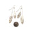 Silver and Diamond Chandelier Earrings-Earrings-Biba Schutz-Pistachios
