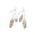 Silver and Diamond Chandelier Earrings-Earrings-Biba Schutz-Pistachios