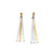 Silver and Gold Layered Bar Earrings-Earrings-Franziska Rappold-Pistachios