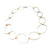 Silver and Gold Linked Circles Necklace-Necklaces-Jacek Zdanowski-Pistachios
