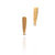 Simple Gold and CZ Posts-Earrings-Margo Myszka-Pistachios