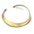 Single Fold Collar - Gold-Necklaces-Aleksandra Przybysz-Pistachios