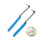 Single Link Earrings - Oxi/Blue-Earrings-Emily Rogstad-Pistachios