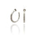 Sliced Silver Hoops-Earrings-Biba Schutz-Pistachios