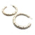 Sliced Silver Hoops-Earrings-Biba Schutz-Pistachios
