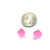 Small Baby Pink Crystal Stud-Earrings-Fruit Bijoux-Pistachios