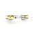 Small Petal Cuff - Silver with Garnet-Bracelets-Judith Neugebauer-Pistachios