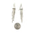 Sterling Silver Chandelier Earrings-Earrings-Hilary Finck-Pistachios