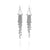 Sterling Silver Chandelier Earrings-Earrings-Hilary Finck-Pistachios