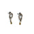 Sterling Silver Snake Earrings-Earrings-Luana Coonen-Pistachios