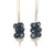 Stoned Rubber Cluster Drops-Earrings-Malgosia Kalinska-Pistachios