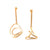 Swirl Drop Earrings-Earrings-Aleksandra Przybysz-Pistachios