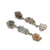 Three Tier Mineral Earrings-Earrings-Aimee Petkus-Pistachios