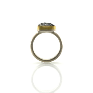 Tourmalated Quartz Ring-Rings-Heather Guidero-Pistachios