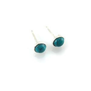 Turquoise Studs-Earrings-Susanne Kern-Pistachios