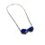 Two Stone Blue Necklace-Necklaces-Joanna Gollberg-Pistachios