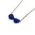 Two Stone Blue Necklace-Necklaces-Joanna Gollberg-Pistachios