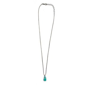 Two Stone Blue Necklace-Necklaces-Joanna Gollberg-Pistachios
