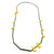 Wattle Necklace - Green/Yellow-Necklaces-Jess Dare-Pistachios