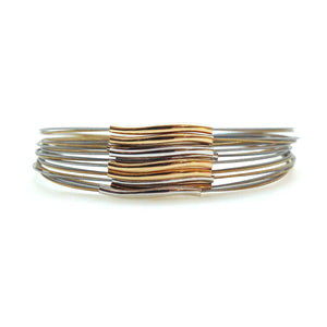 Wavy Bracelet - Thin-Bracelets-Bernd Schmid-Pistachios