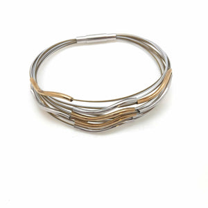 Wavy Bracelet - Thin-Bracelets-Bernd Schmid-Pistachios