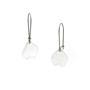 White Petal Earrings-Liami Fotini-Pistachios