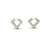Wide Sharp 'V' Silver Hoops, Short-Earrings-Erich Durrer-Pistachios
