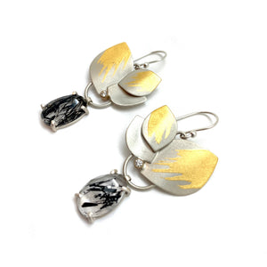 Winter Ice Earrings-Earrings-Judith Neugebauer-Pistachios