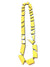 Yellow Wood and Laminate Necklace-Necklaces-Karen Vanmol-Pistachios